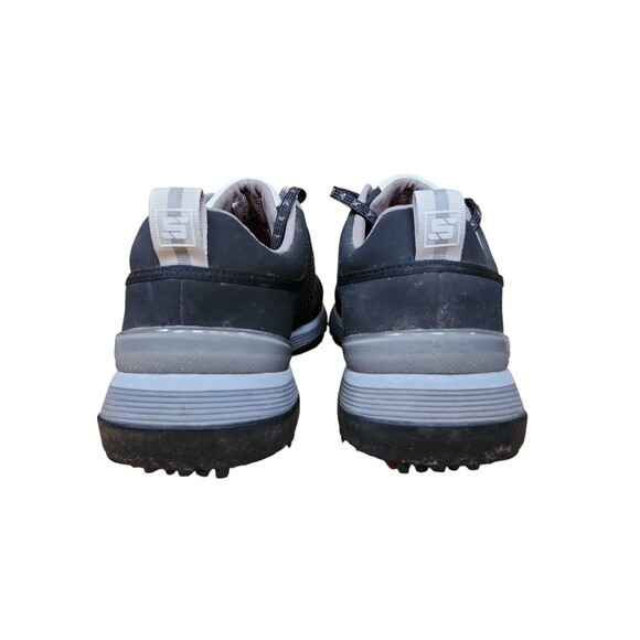 Sqairz Arrow Golf Shoes Mens Size 11 Black Square Toe Spikes Performance - Picture 4 of 6